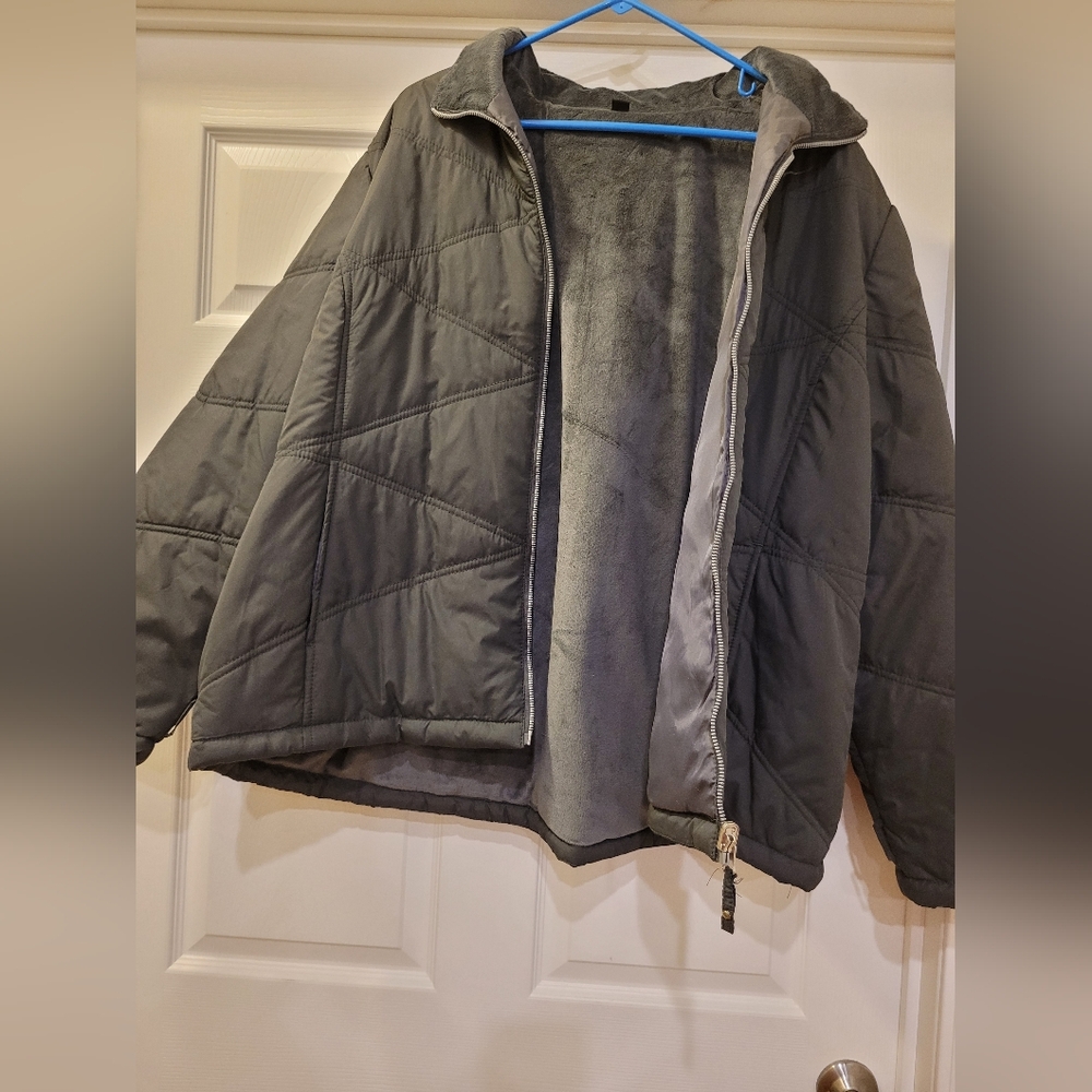 Rothschild Below Zero 3x Plus Size Gray Lightweight Jacket Like New - Picture 3 of 5